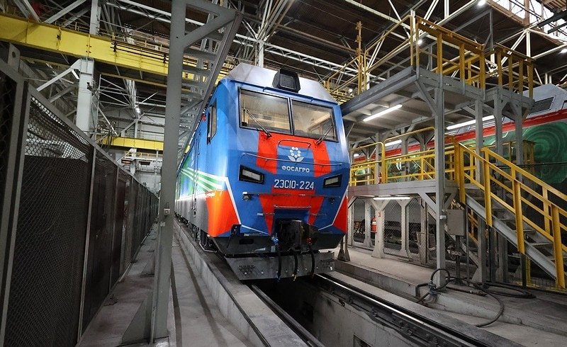 PhosAgro received an electric locomotive from Ural Locomotives