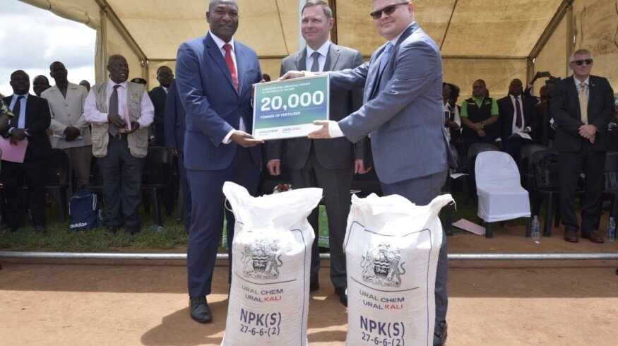 Uralchem-Uralkali Group sent free fertilizers to Malawi