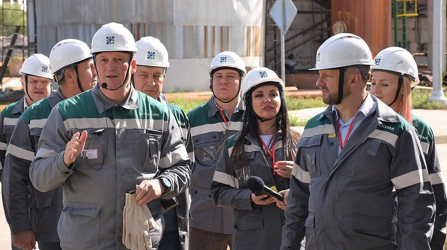 Voskresensk Mineral Fertilizers was visited by members of the Board of Directors of region enterprises