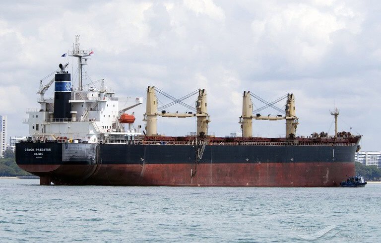 Grounding of bulk carrier near Chennai port averted a marine catastrophe