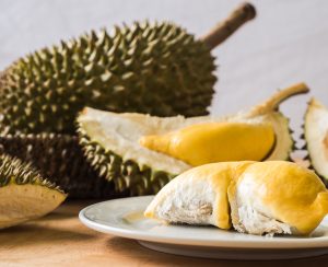 King of Fruits, Durian is a popular tropical fruit in asian countries.