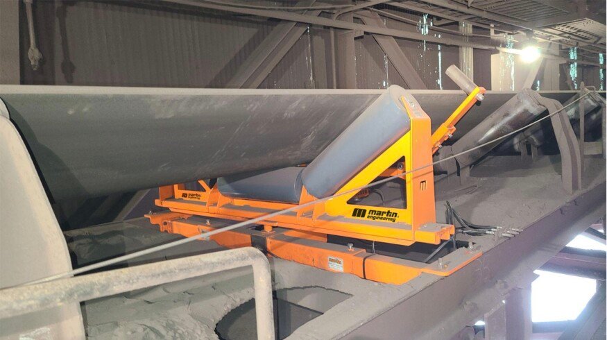 Martin Engineering unveils new conveyor belt tracker that raises safety standards