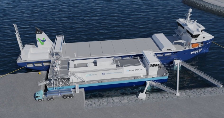 Yara and Azane granted safety permit to build ammonia bunkering terminal