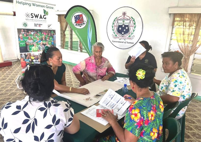 Women farmers embrace organic fertilizer production in Samoa