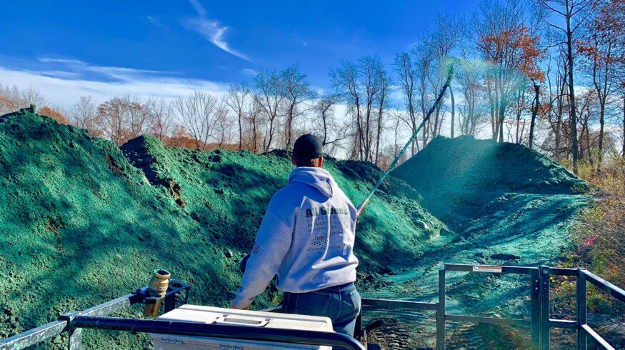All Green Hydroseed transforms landscapes through specialized erosion control