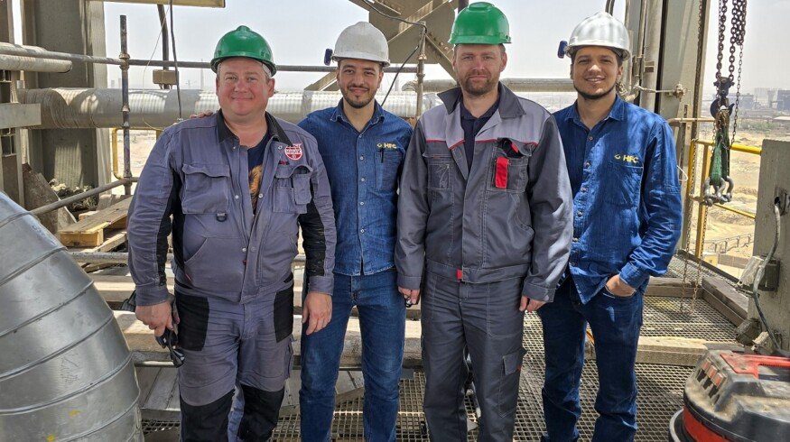NIIK completes urea reactor lining overhaul in Egypt under extreme conditions
