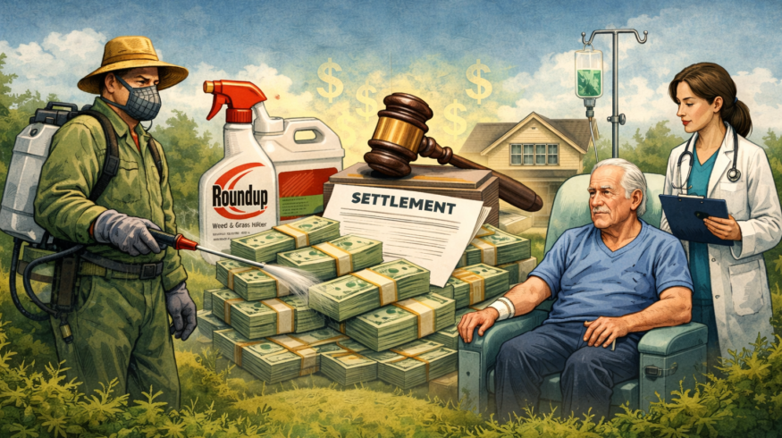 Who can claim compensation in the $7.25 billion Roundup settlement and how much they could receive