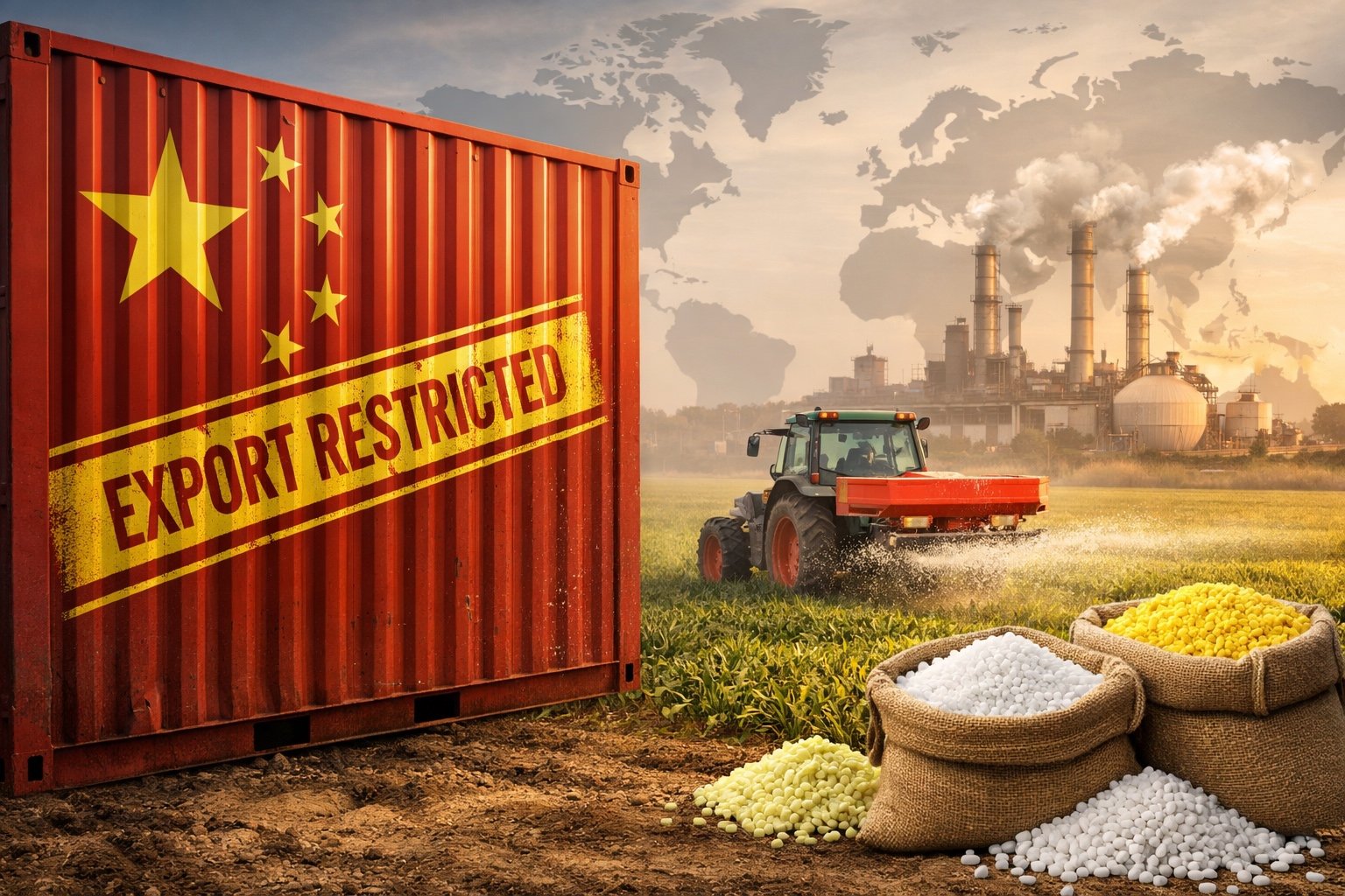 China limits fertilizer exports as the country prioritizes domestic market
