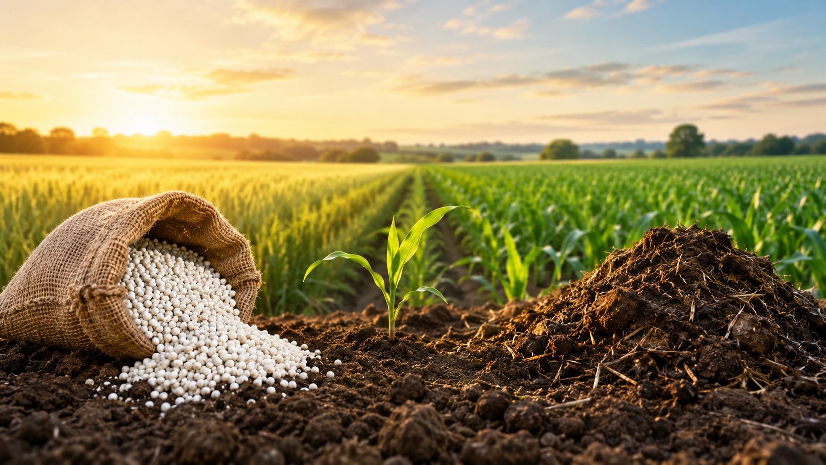 Organic nitrogen substitution reduces emissions without compromising wheat and maize yields, says recent study