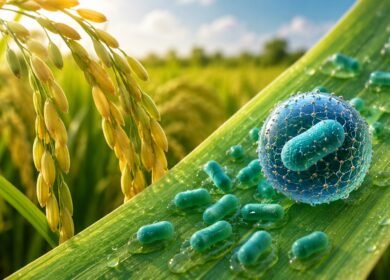 Nanocoated nitrogen-fixing bacteria help increase rice yields and bring foliar biofertilizers a step closer to practical use
