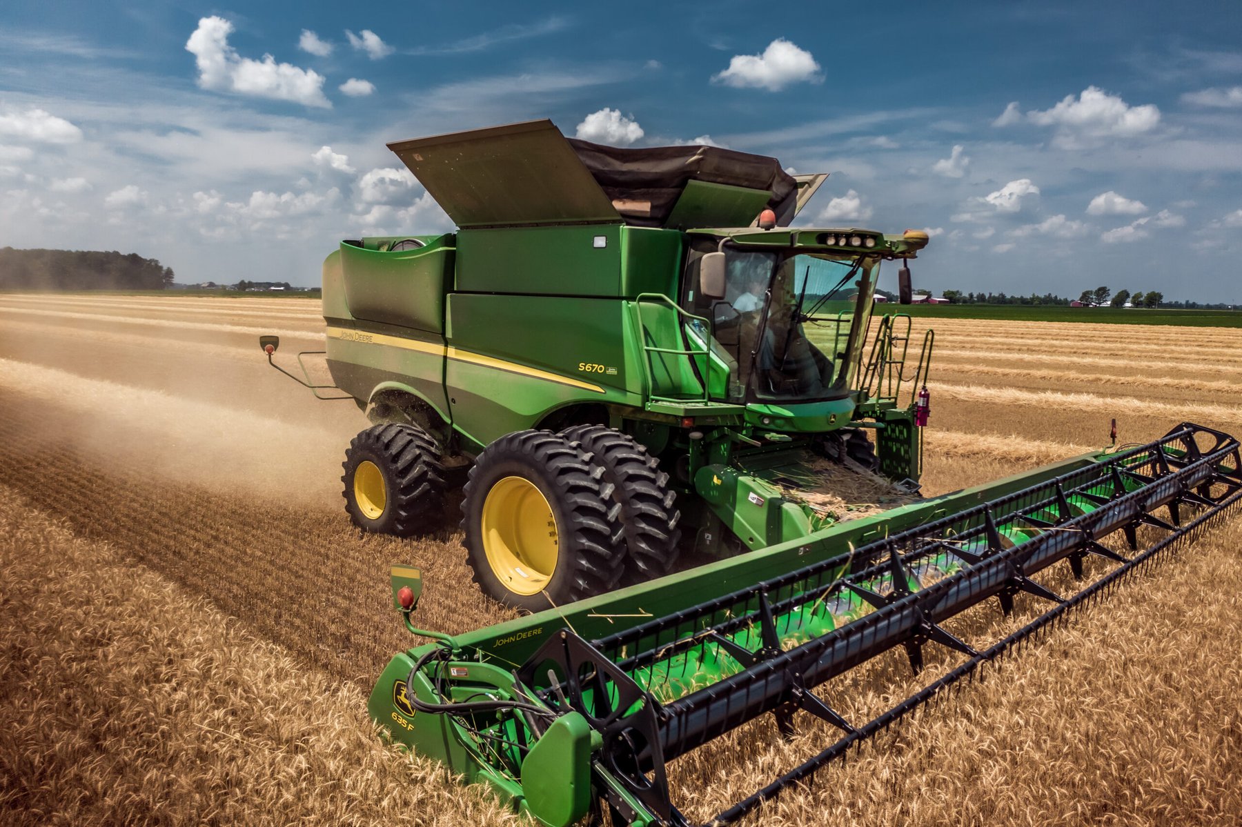 Winter wheat harvest still pending in four U.S. states as acreage trends diverge