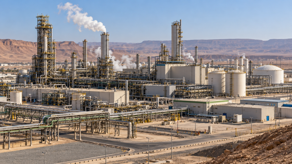 Oued El Keberit phosphate fertilizer and urea production complex in Algeria