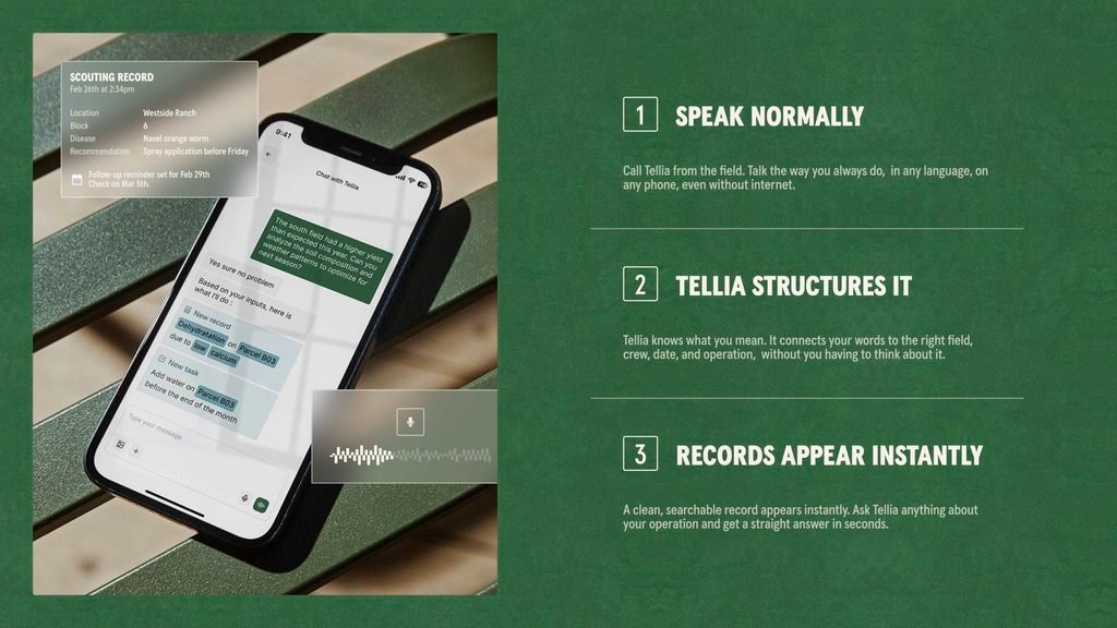 How Tellia voice AI works