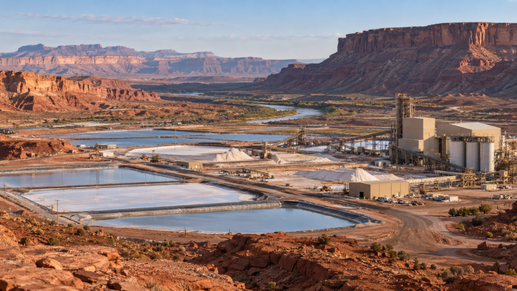 Potash production facilities in Utah’s Paradox Basin